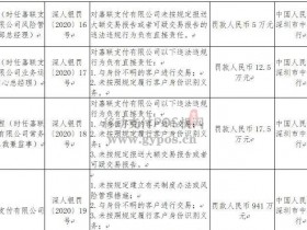 嘉联支付有限公司被罚款941万元
